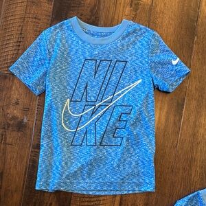 Nike Kids Blue Logo Tee